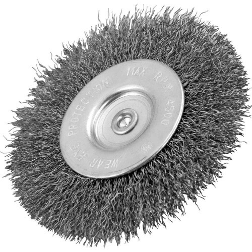 Escova circular de aço 4 x 1/2 Escova circular de aço 4 x 1/2