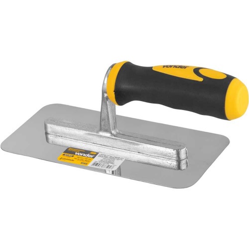 Desempenadeira em a�o com cabo emborrachado 20 cm