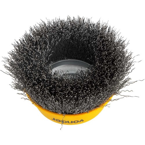 Escova de a�o ondulado tipo copo 4