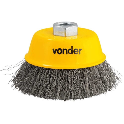 Escova de a�o ondulado tipo copo 4