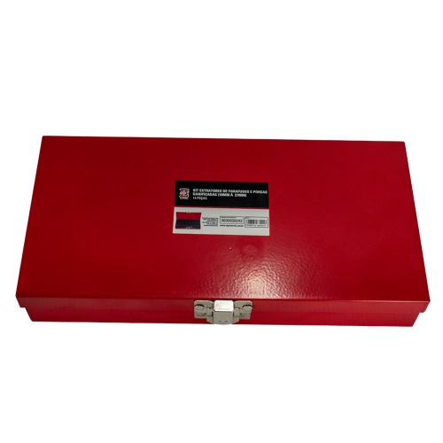 Jogo de extratores de parafusos e porca danificadas 10 a 27 mm 14 pe�as