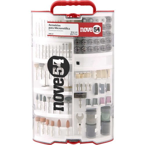 Kit de acess�rios para microrret�fica com 257 pe�as - AMR 257