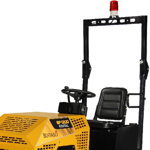 Rolo compactador vibrat�rio liso a gasolina 16 hp - BF 1200