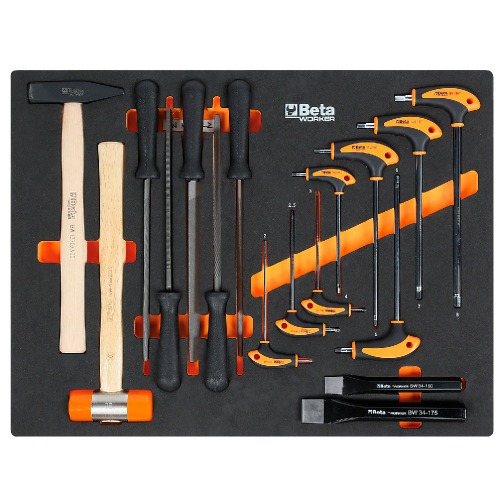 Jogo de ferramentas bandeja com espuma EVA 268 pe�as para RSC24 - KIT/PRM2