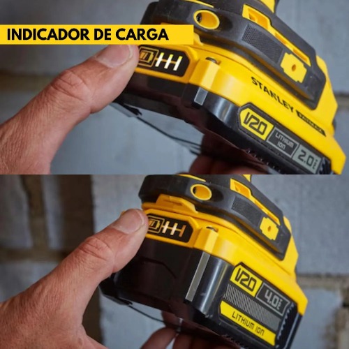 Kit 2 Baterias 20V 2Ah e 4Ah + Carregador e Bolsa- SCB224CK  110V/220V