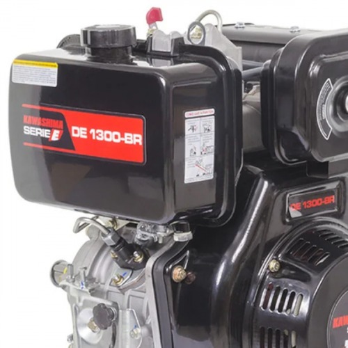 Motor a diesel 13 hp 4 tempos partida manual - DE 1300-BR