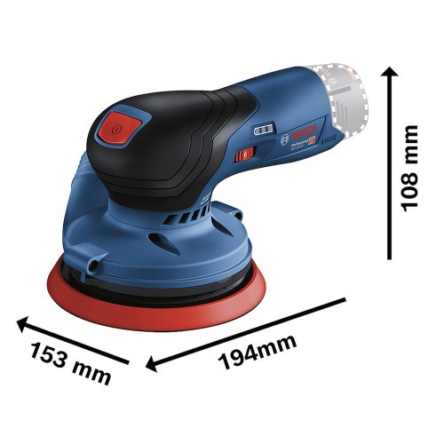 Lixadeira roto orbital a bateria 12V Brushless Sem bateria - GEX 12V-125 Lixadeira roto orbital a bateria 12V Brushless Sem bateria - GEX 12V-125