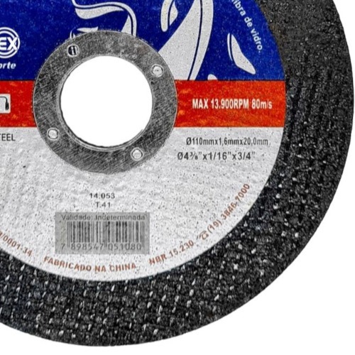 Disco de corte para metal 4.3/8