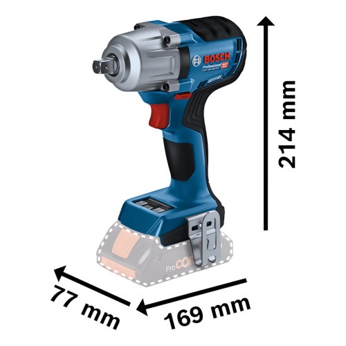 Chave de impacto a bateria 18V encaixe 1/2