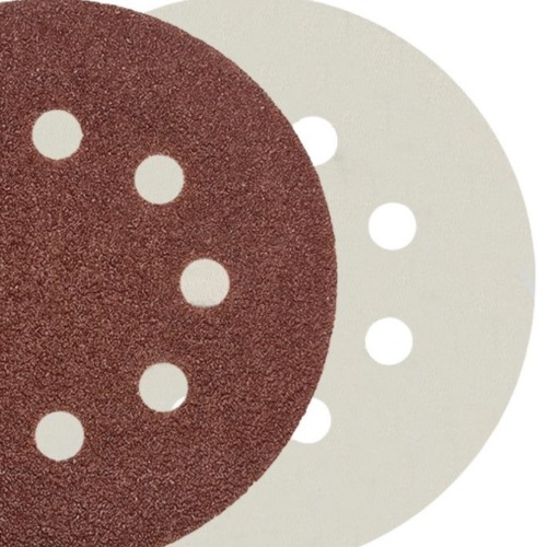 Disco de lixa com pluma 125 mm 8 furos gr�o 150 com 10 pe�as - 08.025