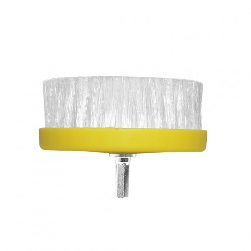 Escova drill macia para politriz e furadeira 1/4