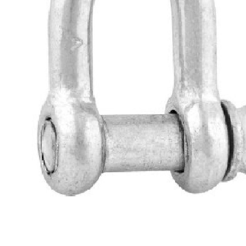 Manilha reta para cabo de a�o 3/8