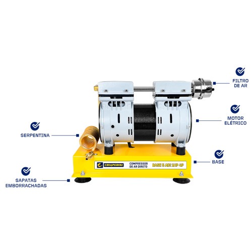 Compressor de ar direto 147L/min 1 hp inseto de �leo - 5ADI  220V