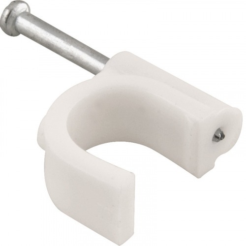 Grampo para de fios redondo em pl�stico 8 mm