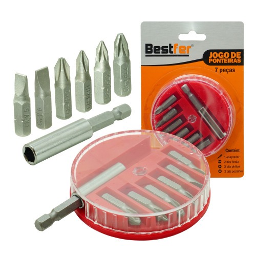 Jogo de ponteiras 7 pe�as - BFH3380