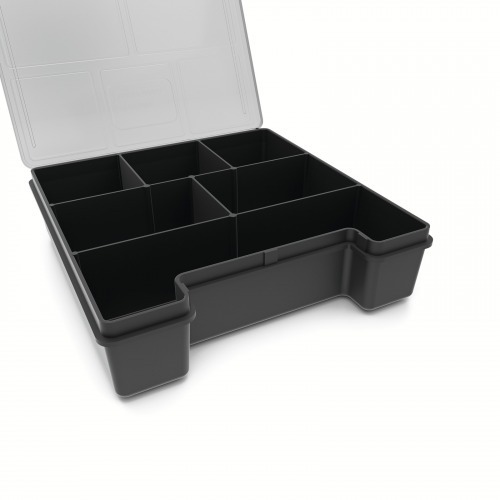 Organizador pl�stico com 6 compartimentos com tampa - 43804001
