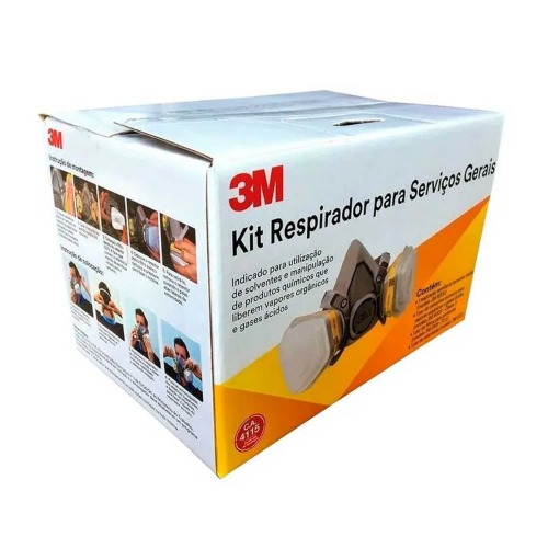 Máscara respiratória semifacial médio - 6200 Máscara respiratória semifacial médio - 6200