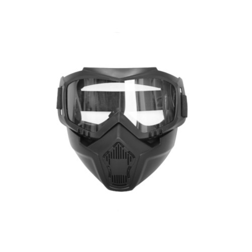 M�scara de prote��o facial com visor incolor - BOM-7423