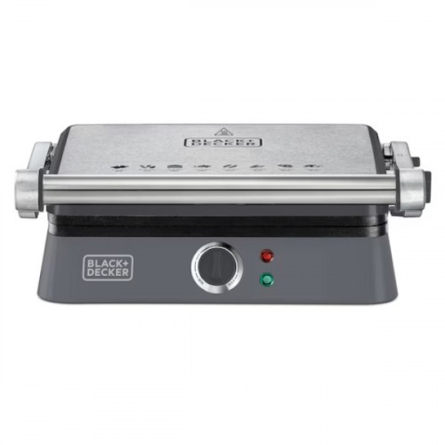 Sanduicheira e grill antiaderente 1200 watts Gourmand Gris - G1400  110V