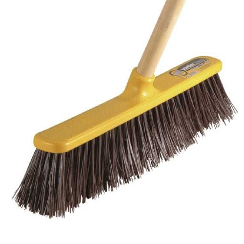 Vassoura tipo gari cepa plástica 4 fileiras 45 cm 6 pçs Vassoura tipo gari cepa plástica 4 fileiras 45 cm 6 pçs