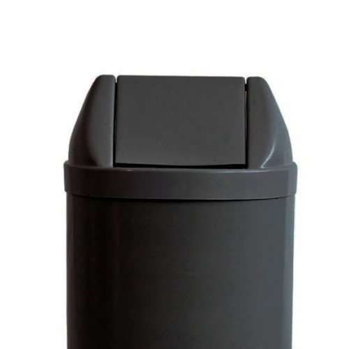 Cesto coletor de lixo 14L tampa basculante sem adesivo - CS24PR