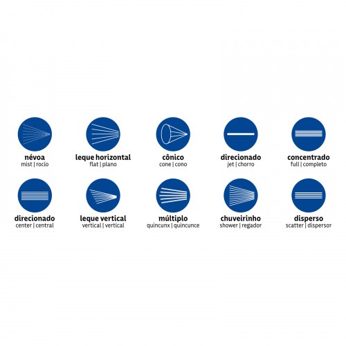 Hidropistola com 10 tipos de jato para engate r�pido