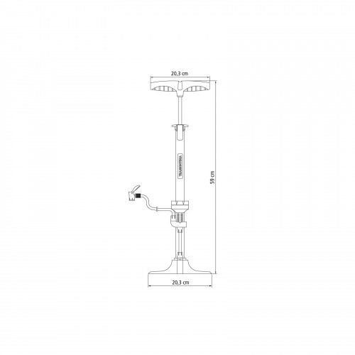 Bomba de ar manual para encher pneus  43132/001