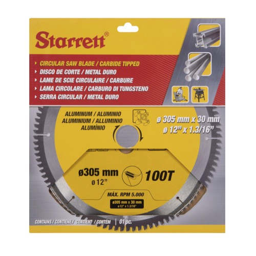 Disco de serra para alum�nio 305 mm x 30 mm com 100 dentes - CCS305-100DA