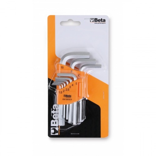 Jogo de chave allen 1,5 a 10 mm com 9 pe�as - BW 96/SC9