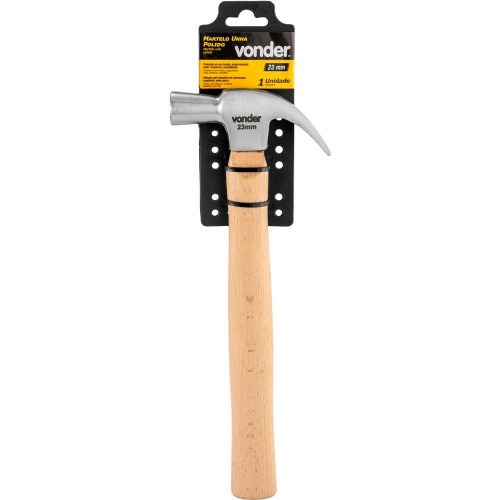 Martelo unha polido 23 mm com cabo de madeira Martelo unha polido 23 mm com cabo de madeira