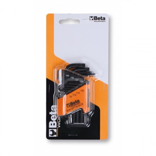 Jogo de chave hexalobular T9 a T40 com 8 pe�as - BW 97TX