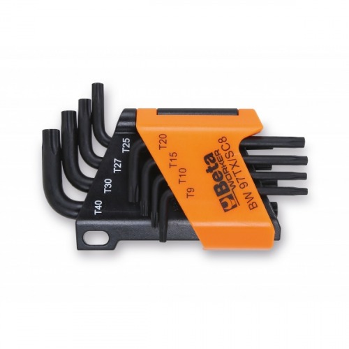 Jogo de chave hexalobular T9 a T40 com 8 pe�as - BW 97TX