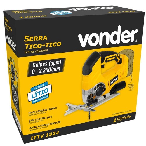 Serra tico tico a bateria 18 V Sem bateria - ITTV 1824