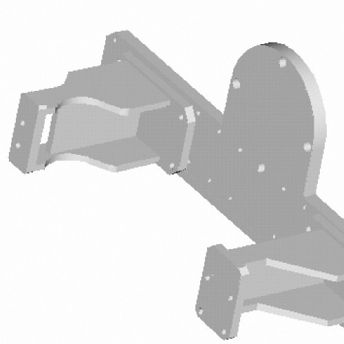 Placa acessória para fixar o motor MWM 229 - 700309 Placa acessória para fixar o motor MWM 229 - 700309