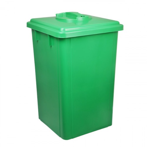 Cesto coletor de lixo 100L tampa flip top sem adesivo - CD12VD