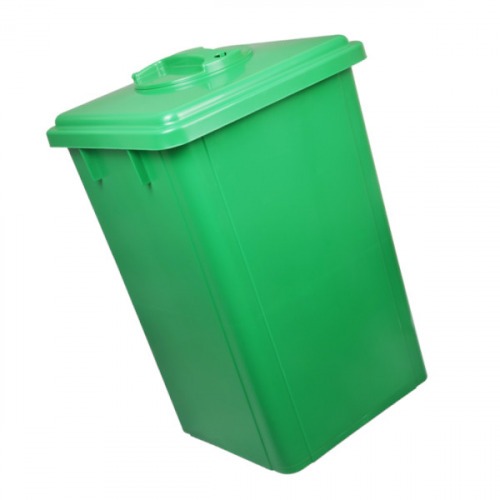 Cesto coletor de lixo 100L tampa flip top sem adesivo - CD12VD