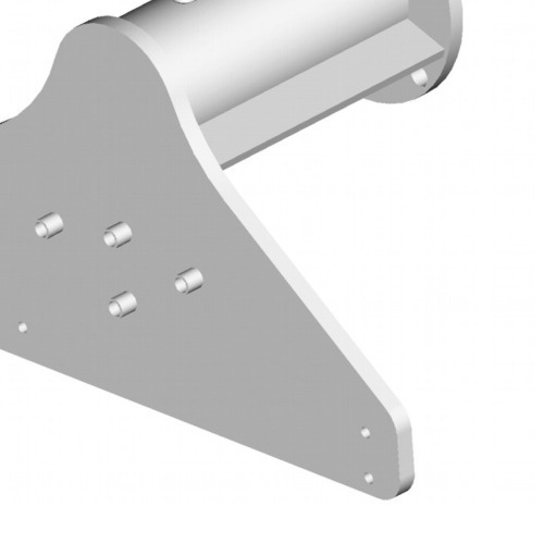 Placa para fixação motor Iveco 13,7 - 700331 Placa para fixação motor Iveco 13,7 - 700331