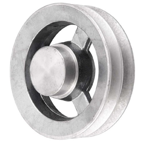 Polia de alum�nio 2 canais perfil B 150 mm sem furo - 6684220150