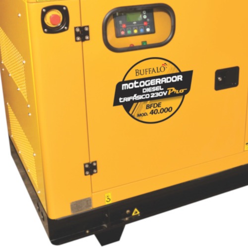 Gerador de energia 40 Kva a diesel cabinado com painel ATS trif�sico 380V- BFDE 40.000
