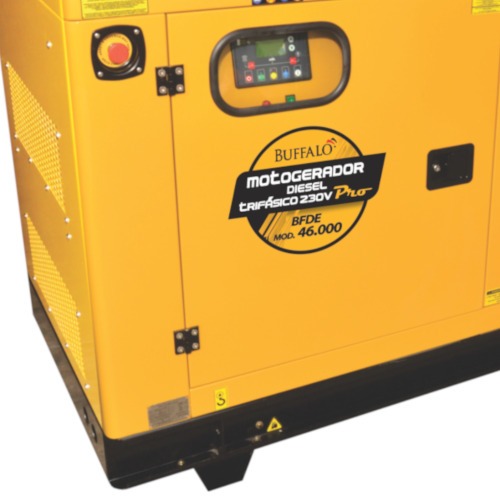 Gerador de energia 46 Kva a diesel cabinado com painel ATS trif�sico 380V - BFDE 46.000