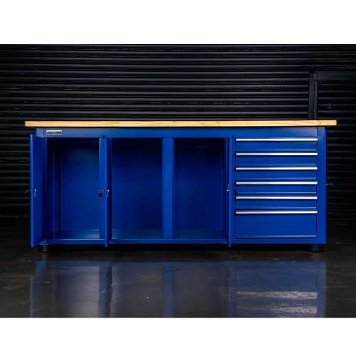 Bancada fechada com 6 gavetas e 3 portas - RLL-214
