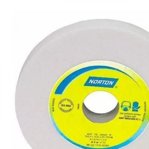 Rebolo reto para metal duro 6