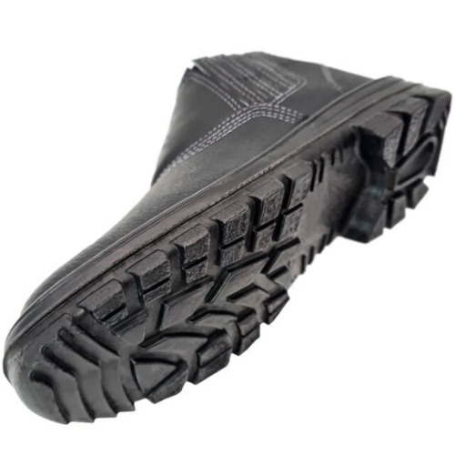 Botina monodensidade couro relax com el�stico biqueira de a�o - 011