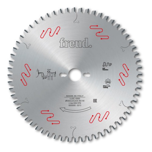Disco de serra para madeira 303 mm x 30 mm 60 dentes - LU3C 0300
