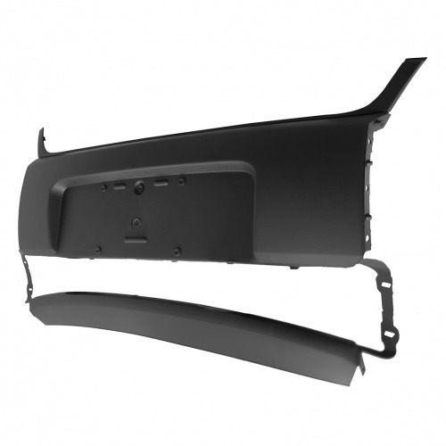 Para-choque Ford Ka 2003 a 2007 dianteiro central preto texturizado - 2651 Para-choque Ford Ka 2003 a 2007 dianteiro central preto texturizado - 2651