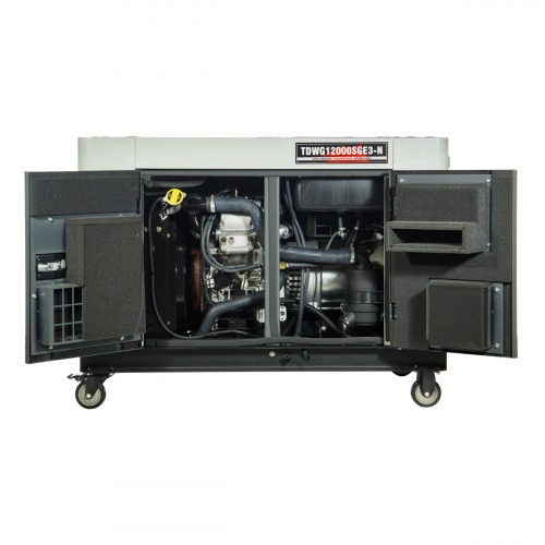 Gerador de energia 12,5 kva a diesel partida el�trica trif�sico 380V - TDWG12000SGE3-N
