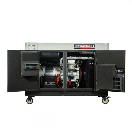 Gerador de energia 12,5 kva a diesel partida el�trica trif�sico 380V - TDWG12000SGE3-N