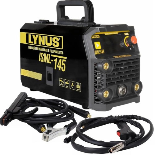 Inversora de solda Multiprocesso 120A ISML-145 + Arame mig 0,8mm 900g LAM-09  110V/220V