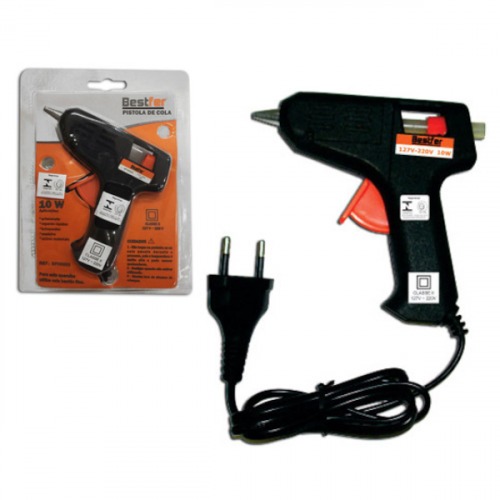 Pistola de cola quente 6 watts para bastão de 7 mm - BFH0003 110V/220V Pistola de cola quente 6 watts para bastão de 7 mm - BFH0003 110V/220V