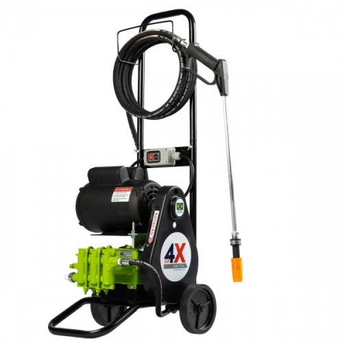 Lavadora alta vaz�o 2 hp 1020 L/H 600 libras com carrinho e mangueira JHF 4X - MB0176  220V